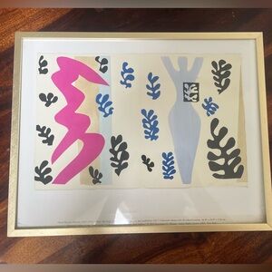 Framed Matisse Print - The Knife Thrower